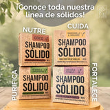 Shampoo Sólido de Manzanilla para Todo Tipo de Cabello 60g | Vegano | Libre de Crueldad | Cosmética Eco-Friendly