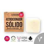 Acondicionador Sólido de Almendra para Ondas y Rulos 40 g | Vegano | Libre de Crueldad | Cosmética Eco-Friendly