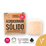 Acondicionador Sólido de Naranja - Plátano para Cabello Seco 40 g | Vegano | Libre de Crueldad | Cosmética Eco-Friendly