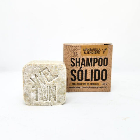 Shampoo Sólido de Manzanilla para Todo Tipo de Cabello 60g | Vegano | Libre de Crueldad | Cosmética Eco-Friendly