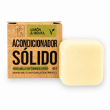 Acondicionador Sólido de Limón y Menta 40 g. Para Cabello Graso