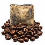 Jabón Artesanal de Café 110 g — Exfoliante Natural y Antioxidante