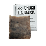 Jabón artesanal vegano Chocolate 110 g hecho en Chile